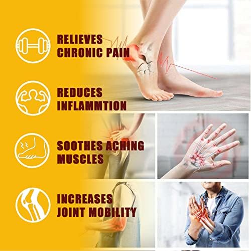 Óleo de massagem na articulação, 2pcs promovem o aquecimento dos músculos doloridos por spray líquido para ombro lombar do joelho ou artrite menor, músculo, articulação e dor nas costas