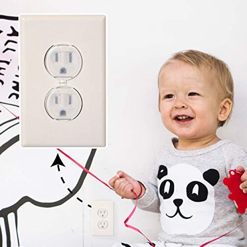 ABC123 - Capas de plugue de saída Clear ProfiCs de meios elétricos Protetor - Protetor de soquete de parede para crianças