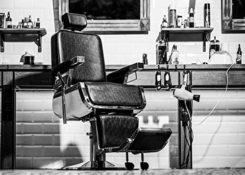 BELECO 20x10ft Fabric Vintage Barber Shop Barber Cadeird Backdrop para fotografia Hair Salon Hairstylist Hairstycut