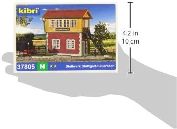 Torre de sinal de escala Kibri n em Stuttgart-Feuerbach-Kit-3-1/2 x 2 x 2-3/4 9 x 5 x 7cm