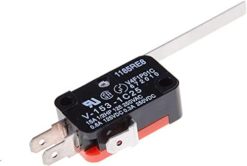 Berrysun Micro Switches 5pcs/lote V-153-1C25 Comutadores limitados Tipo de alavanca de dobradiça longa Tipo de alavanca SPDT