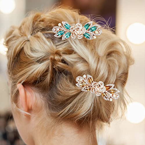 Quem é aquela garotinha produtos de cabelo clipe de cabelo de cristal barrette flor strass de cabelo barrette bling cristal wedding