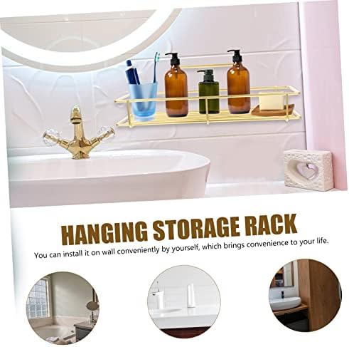 Besportble Montado de parede Rack de armazenamento de banheiro shampoo de shampoo caddy banheiro shampoo shampoo cesto prateleiras