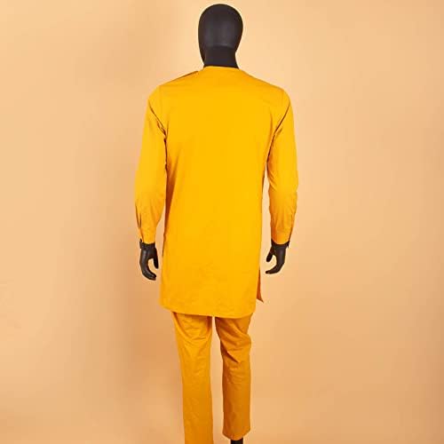 Roupas africanas para homens zip camisetas e calças de ankara 2 peças conjuntos de dashiki roupas tribais bazin riche riche