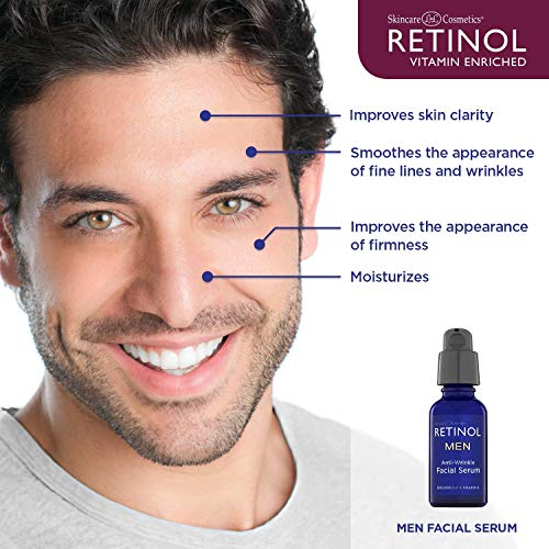 Imagem do produto Retinol Men Wipes faciais Toalhetas de limpeza antienvelhecimento + soro facial anti-rugas dos homens