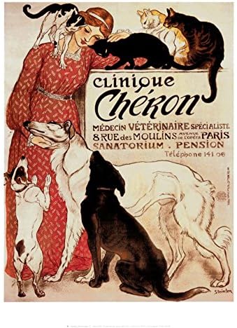 Clinique Cheron de Théophile Alexandre Steinlen Art Print Poster