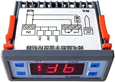 Velore incorporado controlador de temperatura digital 12V 24V 220V Gabinete de armazenamento a frio Termostato Controle de