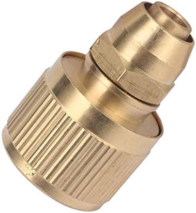 Quick Connect Mangueira de jardim Brass de bronze 3/8 Tubo rápido acoplamento de irrigação Tubo de água Tubo de água Quick