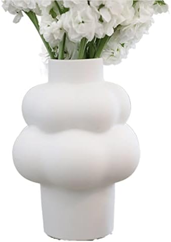 Decoração de vaso de cerâmica branca Chunyu do hotel nórdico de mobiliário doméstico