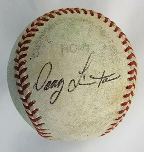 Doug Linton +1 Autografio Autografado não identificado Rawlings Baseball B111 - Bolalls autografados