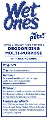 Os molhados para animais de estimação desodorizando lenços de cachorro multiuso com bicarbonato de sódio | Tonels de desodorização
