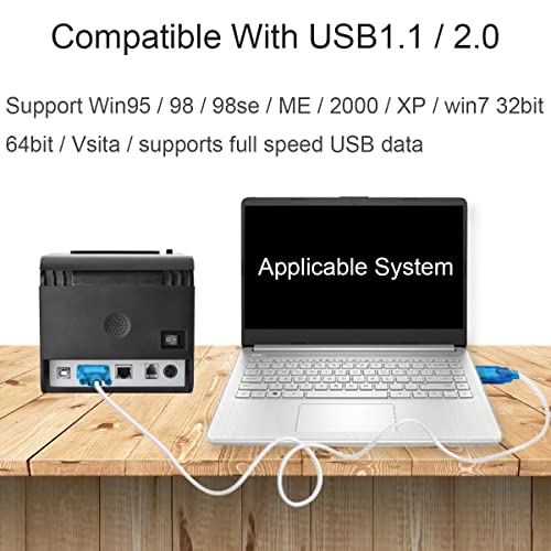 DKARDU USB para serial RS232 DB9 Adaptador, USB 2.0 para cabo serial Adaptador masculino de 9 pinos com chipset RS-232 Chipset