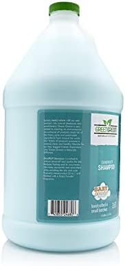 Casa de caspa verde shampoo de cachorro, 1 galão - Todos os ingredientes naturais, elimina a caspa e reduz a descamação,