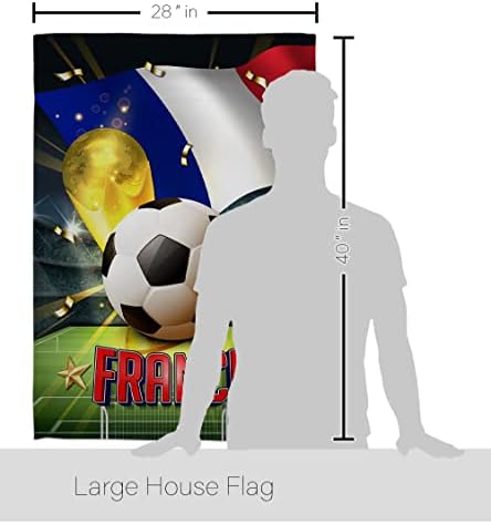 Coleção de ornamentos Copa do mundo France Banner Sala Bandeira da bandeira da parede para pátio de pátio externo Patio