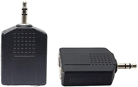 Pngknyocn de 3,5 mm a 6,35 mm Splitter de áudio estéreo ， TRS 3,5 mm para dois 6,35 mm de adaptador de conector de áudio