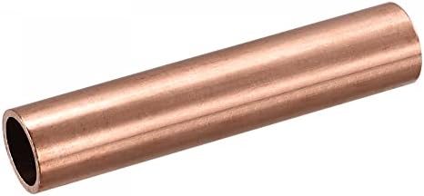 tubo redondo de cobre uxcell 21mm OD de 1,5 mm de espessura da parede de 100 mm de comprimento