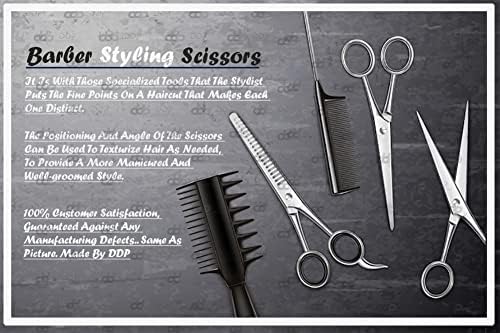 DDP Stylist Scissors Barber Thears Ferramenta de corte de cabelo 4.5
