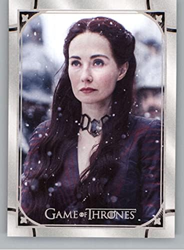 2021 Rittenhouse Game of Thrones Iron Anniversary Series 156 Melisandre Official Standard Sizer Taman Card em condição bruta