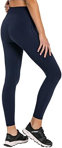 Leggings femininas de gymfrog calças de ioga amanteigada, perneiras atléticas de cintura alta para mulheres controle de barriga