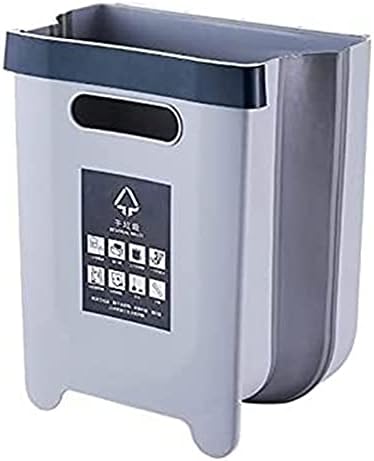 WXXGY Garbage Can Lixer lata de parede Montada lixo Bin pendurado lixo lixo Dustbin para cabine de cozinha Carro de porta banheiro