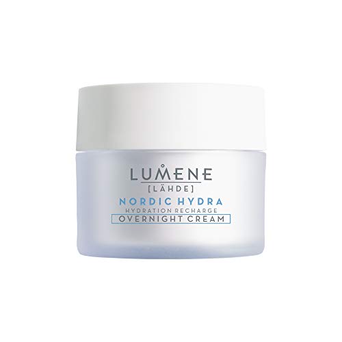 Lumene Nordic Hydra [Lähde] Recarga de hidratação durante a noite Creme, branco