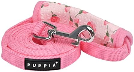 Puppia Spring e Summer Fashion Dog Leash, Pink_florian, grande