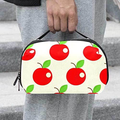 Frutas vermelhas de maquiagem de maquiagem de maquiagem de maçãs doces para bolsa Bolsa organizadora de viagens portátil