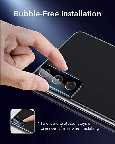 Protetor de lente de câmera ESR compatível com o Samsung Galaxy S21 Plus [2-Pack] [vidro temperado resistente a arranhões]