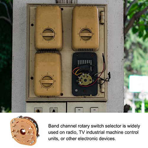 Recetor de banda de rebaixador interruptor rotativo 2p3t 2 pólo 3 position, deck único [para rádio, TV, unidade de controle de