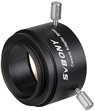 SVBONY SV186 Adaptador de foto da câmera universal T2 para telescópio Spotting Scope Ocheepieces Adaptador OD 50mm