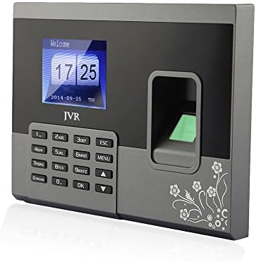 Skyly SK-C3 HD TFT de 3 polegadas, gravador biométrico de impressão digital PIN do pino, relógio de tempo