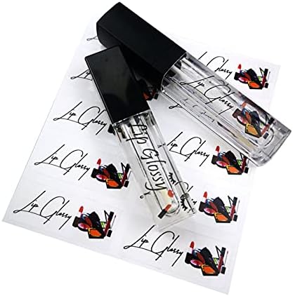 Xingfa, etiqueta Lipgloss para tubos personalizados, 100 peças, personalizados, adesivos personalizados, adesivos cosméticos,