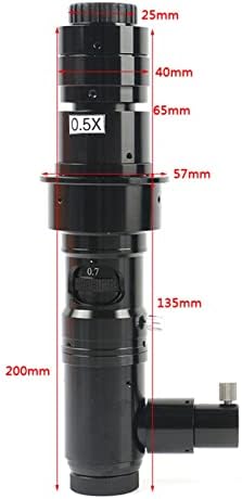 Microscópios eletrônicos 180/300x C Montagem lente óptica CCD CMOS Microscópio óptico industrial Luz coaxial adultos Solda de PCB