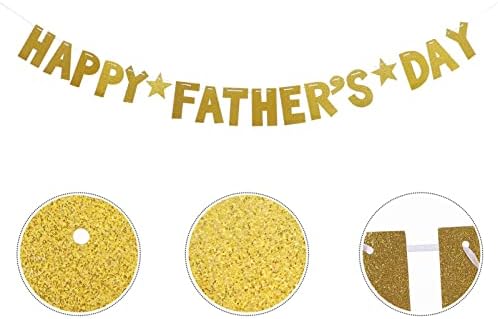 PretyZoom 1PC Letters do pai Presens Props Balloons- Pai de ouro, suprimentos de design decorativo- Birthday Golden Decoration