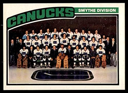 1976 O-Pee-Chee NHL 148 Team do Canucks Vancouver Canucks NM Canucks