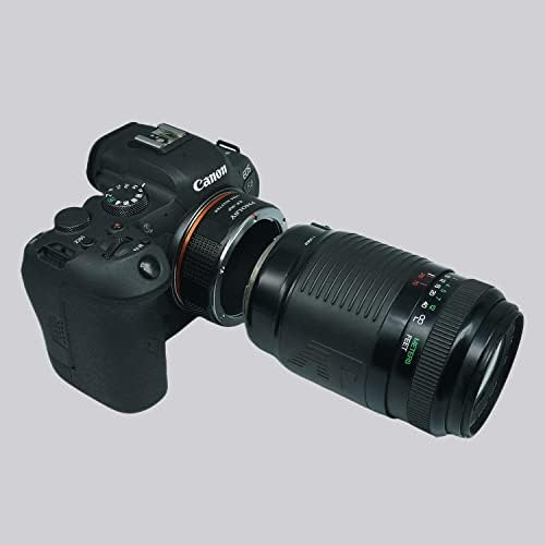 Adaptador de montagem de lentes Pholsy Compatível com lente Canon EF para Canon EOS RF-Mount Camera Body para EOS R8,
