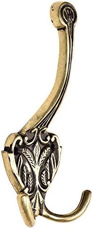Prateleira indiana 2 Casaco de embalagem e cabide -chave | Ganchos de casaco de entrada de ouro | Ganchos de decoração