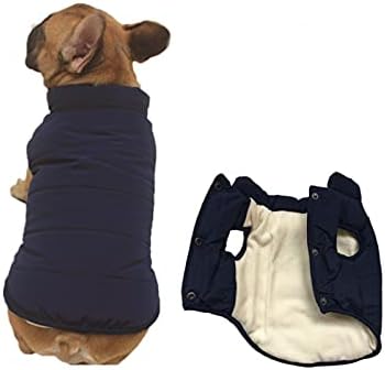 Colete de jaqueta de cachorro N / B, lã de lã espessa à prova d'água, grossa e quente, confortável e respirável, para