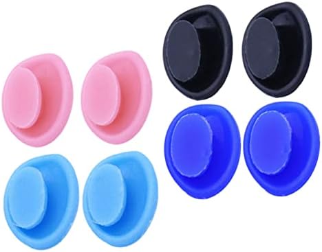 Hemoton 20 pares copos Pads de nariz guardas de nariz para óculos de silicone almofadas para óculos estipula oval sílica