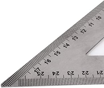 X-Dree 260mm Métrico de Triângulo Quadrado de 260mm de 170 mm Ferramenta de medição para carpinteiro (260mm 170mm Escala Mética Triángulo Cuadrado Regla Herramienta de Medición Para Carpintero