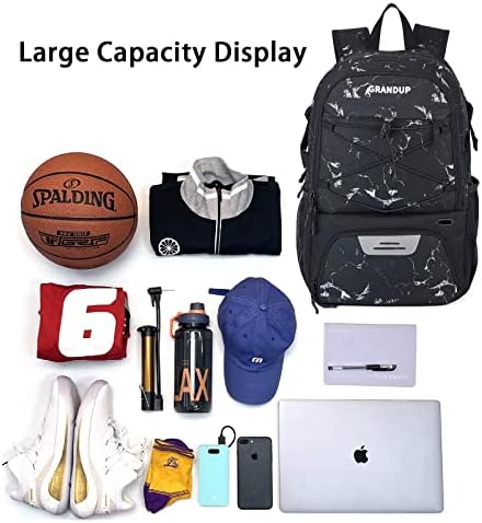 Mochila de basquete Grandup com vôlei, futebol, natação, academia, viagens e escolas, de grande capacidade