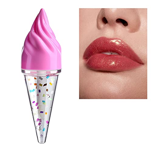 WGUST LIP GLOSS PARA MENINAS INECIMENTO DE 5 COLOR MAGULHO DE COLIDADE COLER COR COR GEE LIP MEL DE MEL DE MEL DE 5 ML Pacote