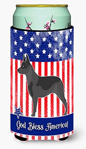 Tesouros de Caroline BB8370TBC Cão australiano Cão Americano Hautger de Garoto Americano, lata de manga mais refrigerada