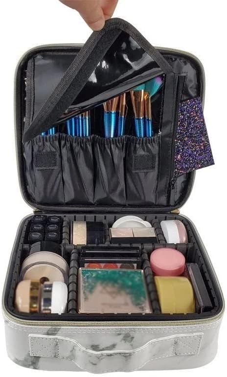 Slnfxc Women Makeup Bag Portable Professional Makeup Case Travel Beauty Bolsa Cosmética Artista Make Up Organizer Box for Feminino