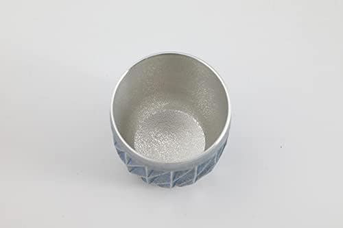 Iwakiri Bishudo No. 94a-4 Satsuma Tinner, Diamond Glass, Indigo lacado, diâmetro 3,0 x altura 3,3 polegadas, 8,5 fl oz