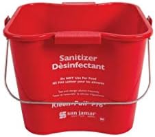 San Jamar Kleen-Pail® Plastic Pro Cleaning Bucket 6 Quarts Green