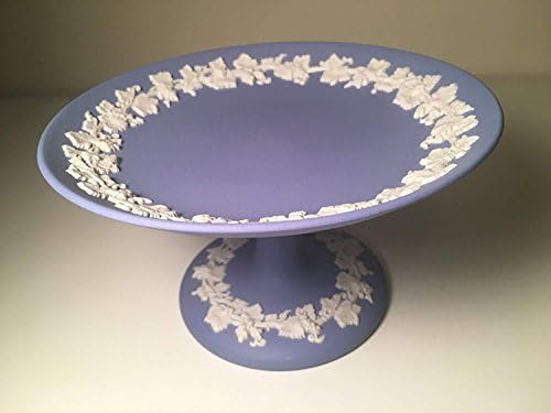 Wedgwood 1955 Blue Compote Dish com videiras