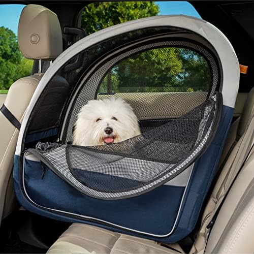 PetSafe Happy Ride Ride Cobertão de Dog Cobertão - Crata de cães dobrável e portátil Para carros - animais de estimação de