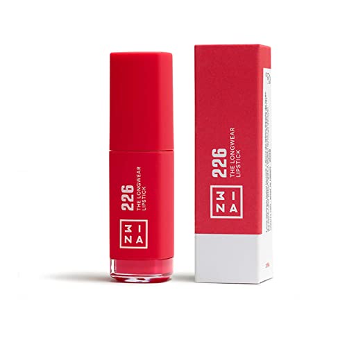 3As the Longwear Lipstick 226 - Naturalmente hidratante, secagem rápida - tons que ficam o dia todo e se adequam a cada tom de pele