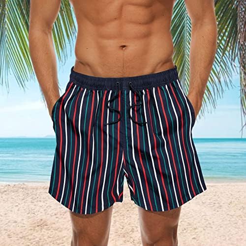GDJGTA Praia shorts para homens esportes casuais com bolsos Quick Dry Hawaii Fid Fit Athletic Treination Board